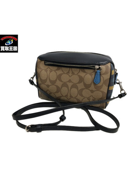 COACH コーチ　サイドチェック シグネチャー　ショルダーバッグ [値下]