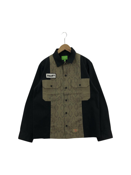 HUF×Dickies PYTHON SERVISE L/S SHIRT M[値下]