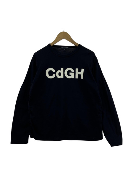 COMME des GARCONS CdGH L/SロゴTEE ネイビー(S) 16AW