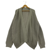 seya PAPER KNIT CARDIGAN ペーパーニットカーディガン S グレー PV18-G