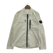 STONE ISLAND OVERSHIRT M ホワイト 801510210