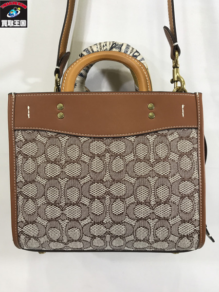 Coach ショルダーバッグ /ローグ25/シグネチャーテキスタイルジャガード