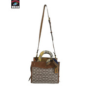 Coach ショルダーバッグ /ローグ25/シグネチャーテキスタイルジャガード