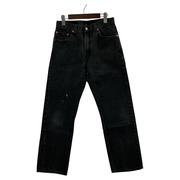 00s Levis 505 black jeans USA製