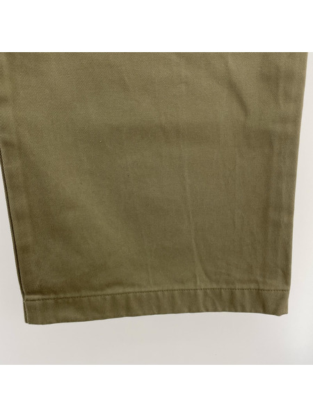 HYKE パンツ ワイドチノ