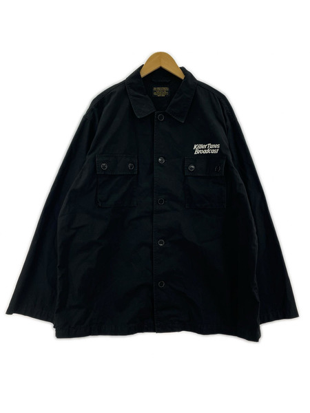 WACKO MARIA ジャケット RAT FINK ラットフィンク ミリタリーシャツ 黒[値下]