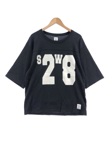 South2 West8 S/S ホッケーT BLK XS