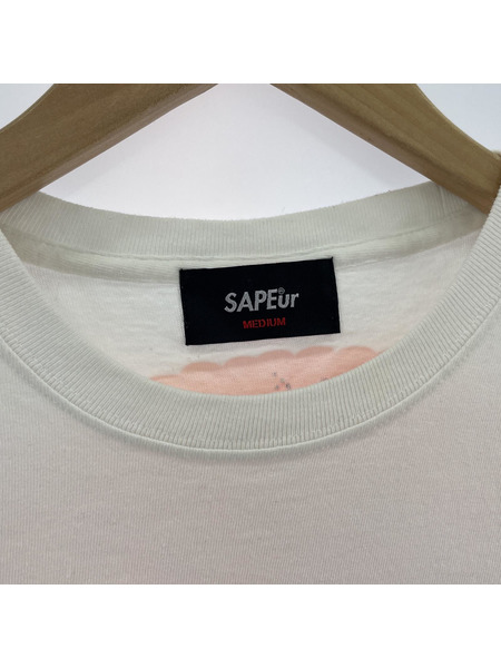 SAPeur INFRAREDHead S/S カットソー 白 (M)