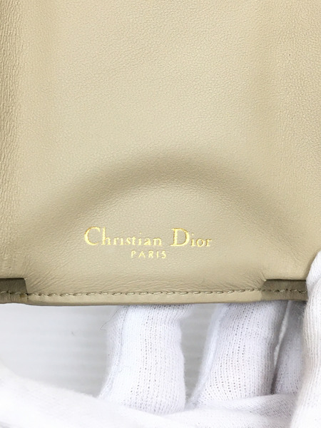 Dior コンパクトウォレット ベージュ