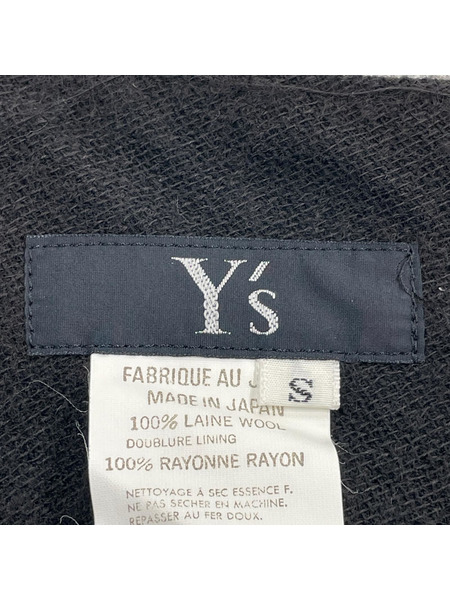 ロングスカート 90-00s Y`s ウールスカート S BLK