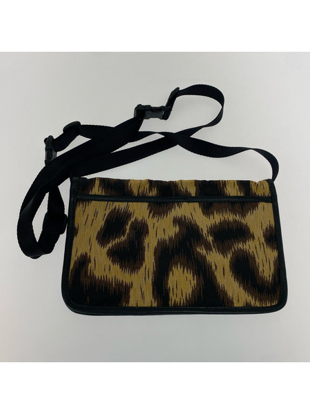 Vivienne Westwood ショルダーバッグ レオパード柄 サコッシュ 茶