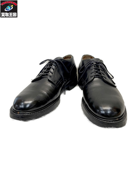 ALDEN×JOURNAL STANDARD別注 カーフレザー プレーントゥ レザーシューズ 7D 黒