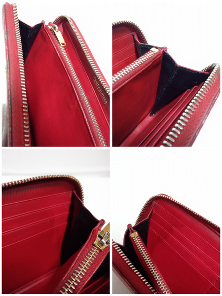 SAINT LAURENT長財布 ラウンドファスナー/340841/RED