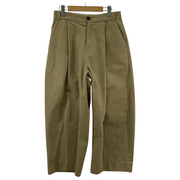 STUDIO NICHOLSON PEACHED COTTON TWILL VOLUME PLEAT PANTS Ｓ