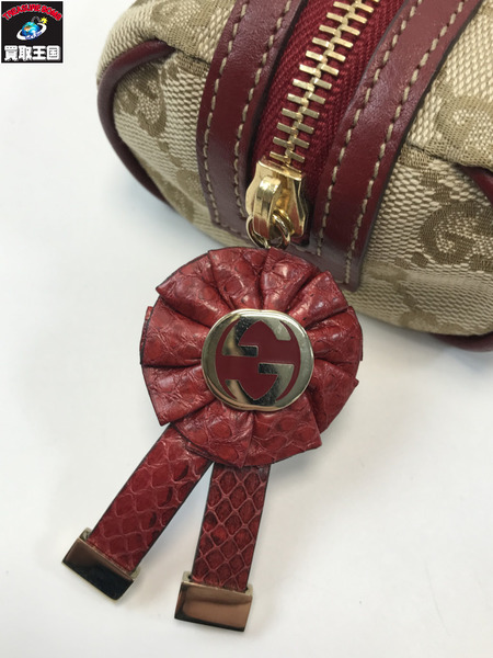 GUCCI グッチ 192134 コスメポーチ ペンケース GGキャンバス ベージュ