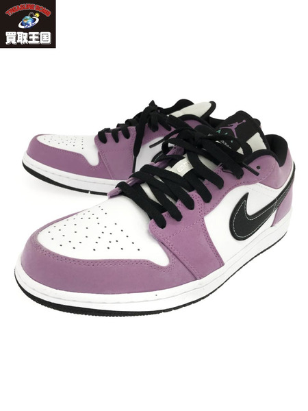 NIKE AIR JORDAN 1 LOW VIOLET SHOCK スニーカー 紫白 29.0cm