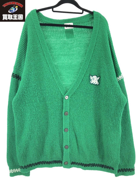 9090 Angel Knit Cardigan 緑 L[値下]