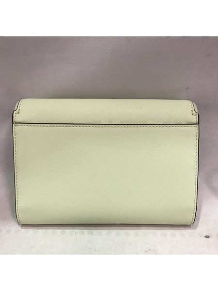 長財布 Tory Burch チェーンウォレット アイボリー