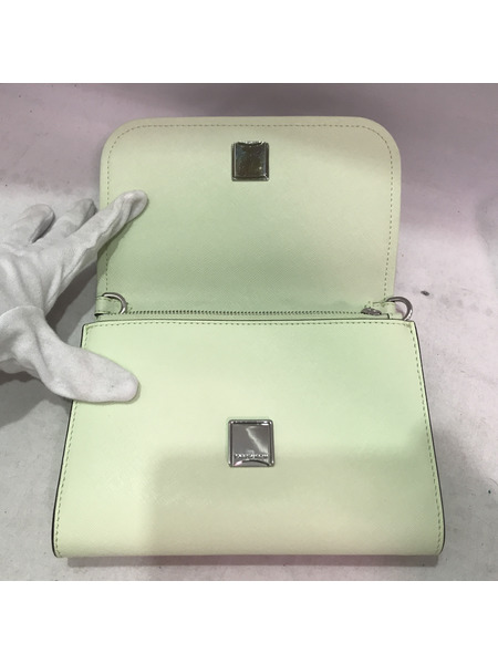 長財布 Tory Burch チェーンウォレット アイボリー