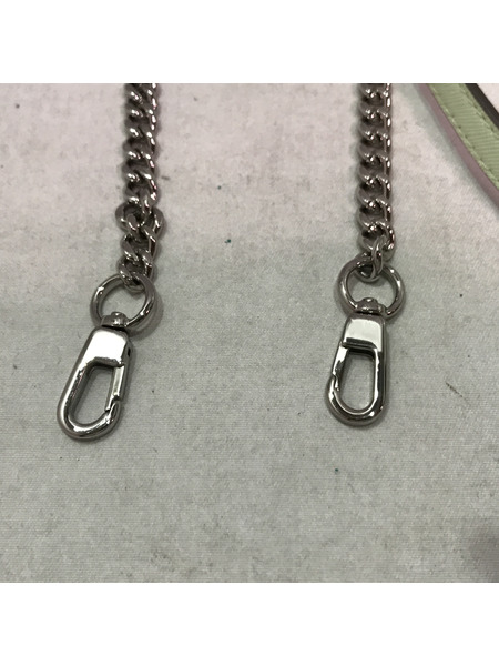 長財布 Tory Burch チェーンウォレット アイボリー