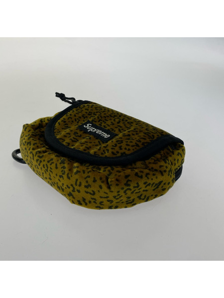 Supreme ソノ他バッグ 25AW Velvet Mini Pouch レオパード