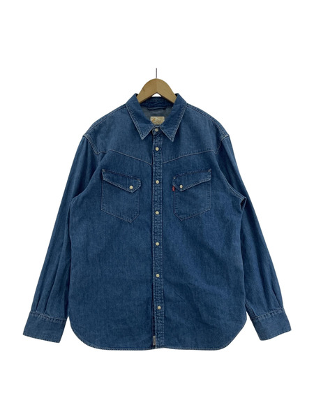 Levi's ウエスタンシャンブレーシャツ 青