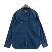 Levi's ウエスタンシャンブレーシャツ 青