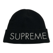 Supreme 22FW CAPITAL BEANIE 黒