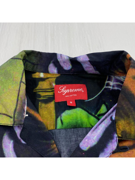 Supreme 18SS Lee Quinones 半袖シャツ 総柄 S