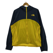 THE NORTH FACE SWALLOWTAIL HOODIE (M) NP21209 ネイビー×イエロー