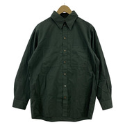 LEMAIRE PATCH POCKET SHIRT 46 グリーン