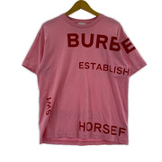 BURBERRY 半袖Tシャツ・カットソー ホースフェリー ピンク XS
