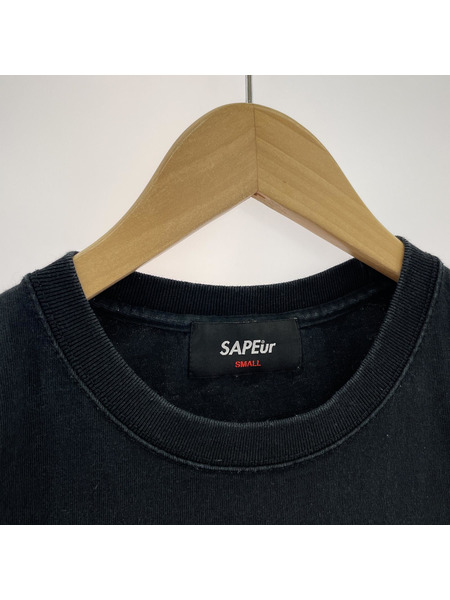 SAPeur INFRAREDHead S/S カットソー 黒 (S)