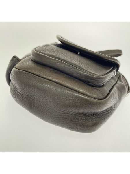 Aeta DEER LEATHER SHOULDER POUCH ブラウン