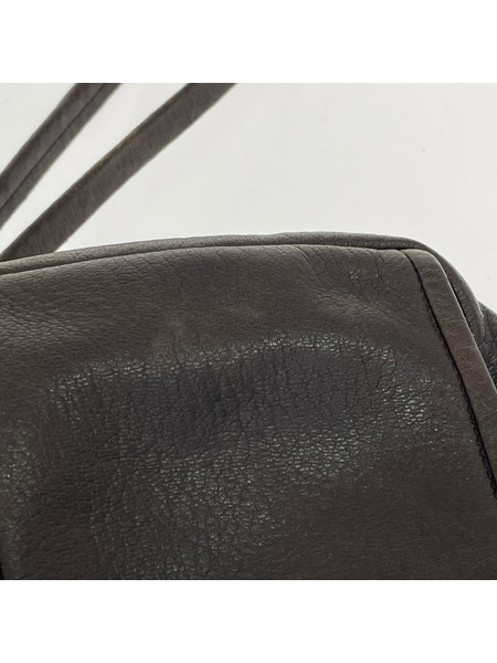 Aeta DEER LEATHER SHOULDER POUCH ブラウン