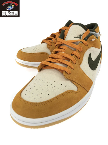 NIKE AIR JORDAN 1 LOW SE スニーカー 白黄 29.0cm[値下]