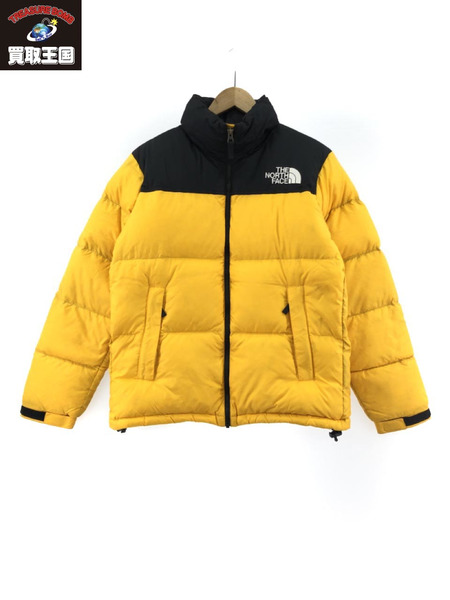 THE NORTH FACE ヌプシ ダウンジャケット 黒黄 [値下]