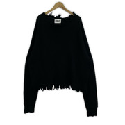 長袖Tシャツ・カットソー EVERLAST ダメージサーマル 黒(F)