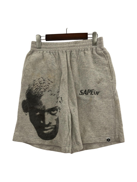 SAPEur VINTAGE SWEAT SHORTS BASKETMAN GRAY｜商品番号：2100197886505 -  買取王国ONLINESTORE