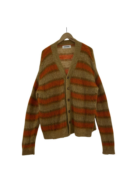 DISCOVERED MOHAIR BORDER KNIT CARDIGAN[値下]