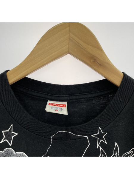 Supreme 23AW Downtown Tee Tシャツ(M) ブラック