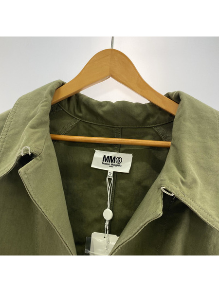 MM6 クロップドジャケット 38 オリーブ