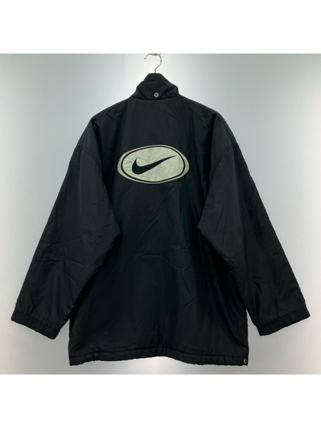 90s~ NIKE 中綿 ナイロンジャケット 黒 (M)