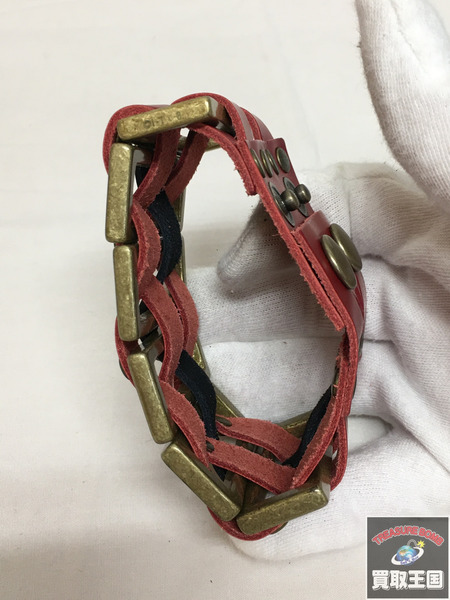海賊戦隊ゴーカイジャー　レザーメタルブレス レッド