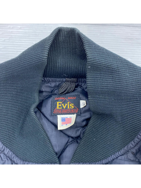 EVISU ダウンジャケット 初期 EVISタグ USA製 スカイライナー 40 BLK