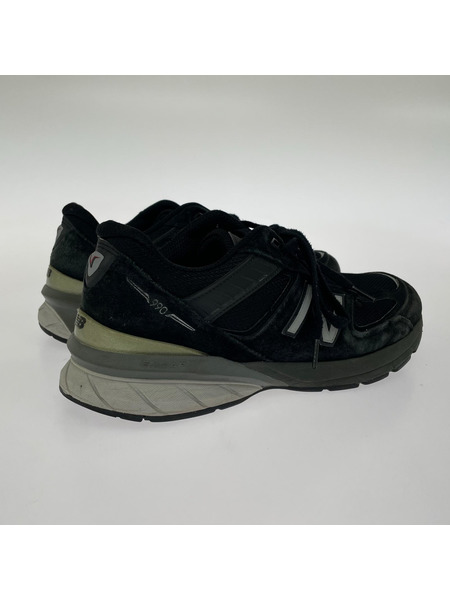 NEW BALANCE スニーカー 990V5 黒 27.5㎝