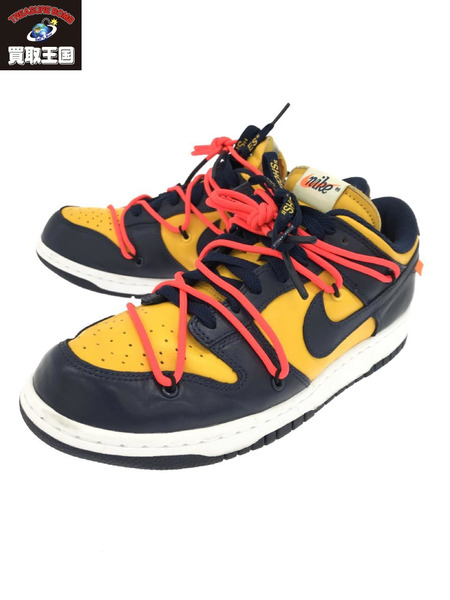 NIKE×OFF WHITE Dunk Low LTHR  26.5cm CT0856-700[値下]