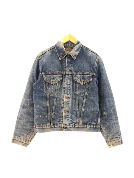 60s Levi's 3rd ビッグEデニムジャケット 裏ブランケット