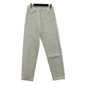 Levi's デニム・ジーンズ 550 USA製 ボタン裏513 白 (W28)