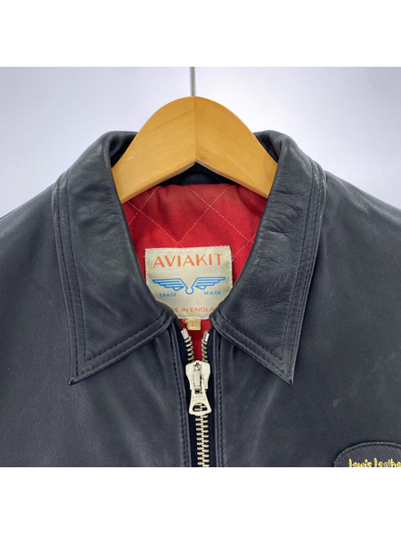 LEWIS LEATHERS AVIAKIT ドミネーター シングルライダース 黒(36)